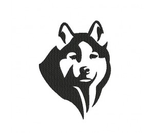 Stickdatei - Husky Silhouette